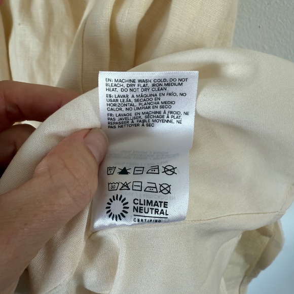 NWT reformation Malvina  linen mini dress  - size 8 - Picture 4 of 8